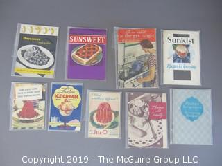 Curated Collection of Food Manufacturer Recipe Pamphlets, etc.