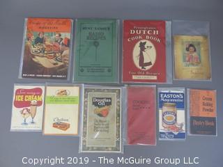 Curated Collection of Food Manufacturer Recipe Pamphlets, etc. 