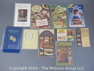 Curated Collection of Food Manufacturer Recipe Pamphlets, etc. 