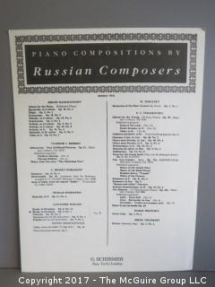 Collection of Sheet Music.  See all the photos