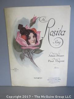 Collection of Sheet Music.  See all the photos