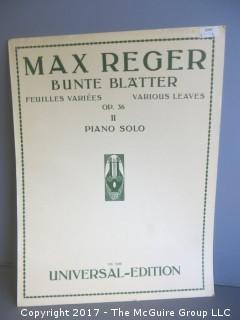 Collection of Sheet Music.  See all the photos