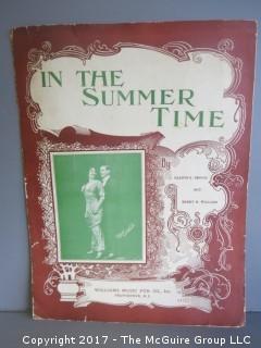 Collection of Sheet Music.  See all the photos