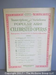 Collection of Sheet Music.  See all the photos