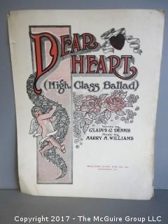 Collection of Sheet Music.  See all the photos