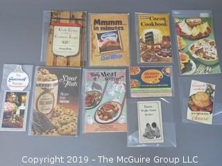 Curated Collection of Food Manufacturer Recipe Pamphlets, etc.