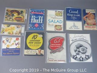 Curated Collection of Food Manufacturer Recipe Pamphlets, etc.