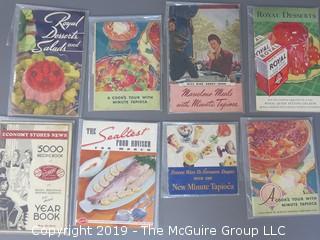 Curated Collection of Food Manufacturer Recipe Pamphlets, etc. 