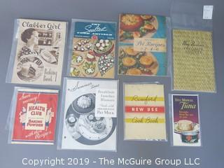 Curated Collection of Food Manufacturer Recipe Pamphlets, etc. 