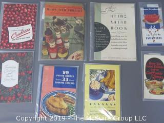 Curated Collection of Food Manufacturer Recipe Pamphlets, etc. 