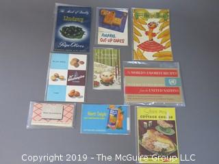 Curated Collection of Food Manufacturer Recipe Pamphlets, etc. 