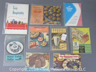 Curated Collection of Food Manufacturer Recipe Pamphlets, etc. 