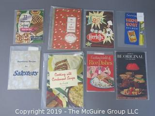 Curated Collection of Food Manufacturer Recipe Pamphlets, etc. 