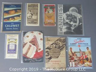 Curated Collection of Food Manufacturer Recipe Pamphlets, etc. 