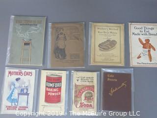 Curated Collection of Food Manufacturer Recipe Pamphlets, etc. 