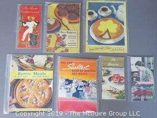 Curated Collection of Food Manufacturer Recipe Pamphlets, etc. 