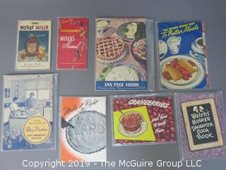 Curated Collection of Food Manufacturer Recipe Pamphlets, etc. 