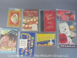 Curated Collection of Food Manufacturer Recipe Pamphlets, etc. 