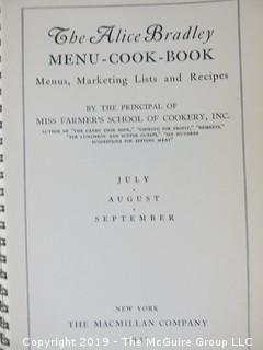 (2) Alice Bradley Cookbooks  