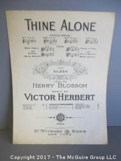 Collection of Sheet Music.  See all the photos