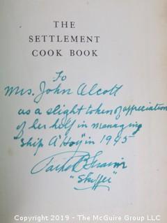 The Settlement Cookbook; 1944 