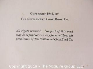 The Settlement Cookbook; 1944 