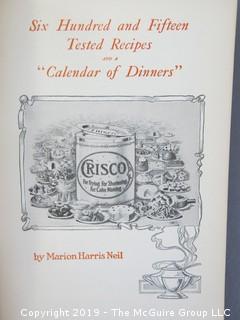 (2) Book Titles: "Anyone Can Bake; and "The Story of Crisco"