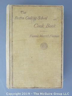 The Boston Cooking School Cook Book"; authored by Fannie M. Farmer; 