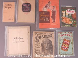 Curated Collection of Food Manufacturer Recipe Pamphlets, etc. 