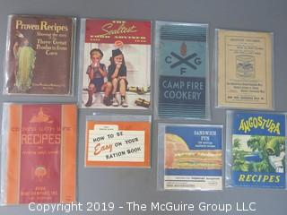 Curated Collection of Food Manufacturer Recipe Pamphlets, etc. 