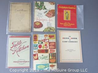 Curated Collection of Food Manufacturer Recipe Pamphlets, etc. 