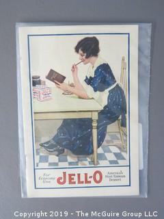 1920 Rose O'Neil Illustrated "Jello" Brand Food Manufacturer Recipe Pamphlet 