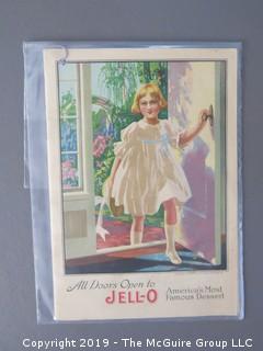 1917 Rose O'Neil Illustrated "Jello" Brand Food Manufacturer Recipe Pamphlet 