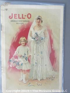 1916 Rose O'Neil Illustrated "Jello" Brand Food Manufacturer Recipe Pamphlet 