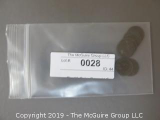 (6) 1893 Indian Head Cents