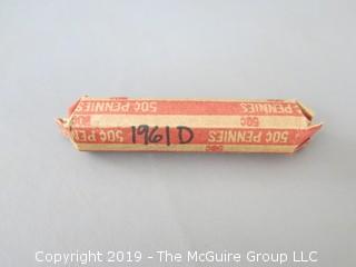 Roll of 1961-D Cents