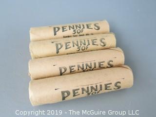 (4) Rolls of 1974 Cents