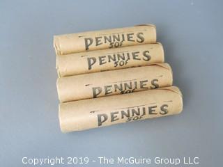 (4) Rolls of 1974 Cents