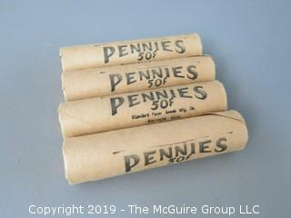 (4) Rolls of 1974 Cents