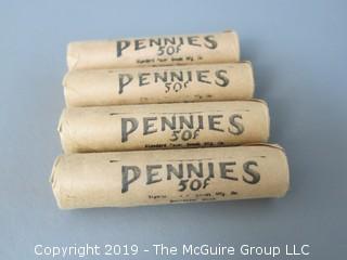 (4) Rolls of 1974 Cents