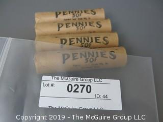 (4) Rolls of 1974 Cents