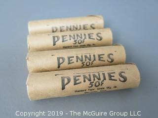 (4) Rolls of 1974 Cents