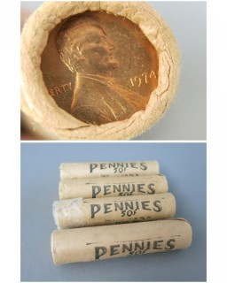 (4) Rolls of 1974 Cents