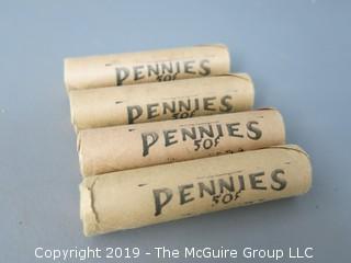 (4) Rolls of 1974 Cents