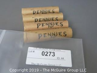 (4) Rolls of 1974 Cents