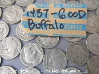 (39) 1937 Buffalo Nickels (Description Altered 5.5 @ 12:18pm)