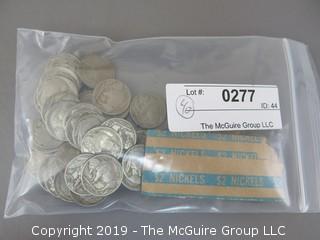 Roll of 1937-D Buffalo Nickels 