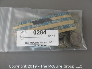 Roll of 1926 Buffalo nickels