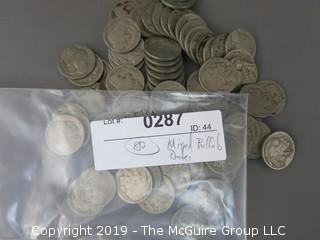 (80) Mixed Buffalo Nickel Dates