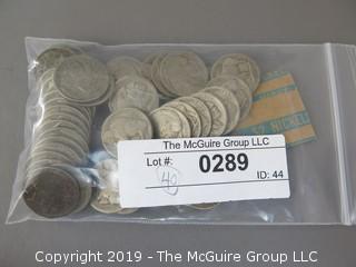 Roll of 1928 Buffalo nickels